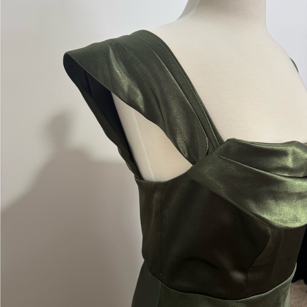 Birdy Grey Mia Shiny Olive Off Shoulder Size XL - Picture 5 of 16